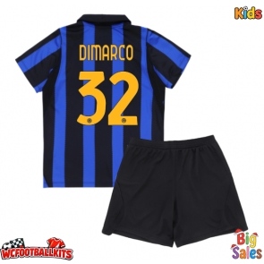 Inter Milan Federico Dimarco #32 Replica Home Stadium Kit for Kids 2026-27 Short Sleeve (+ pants)